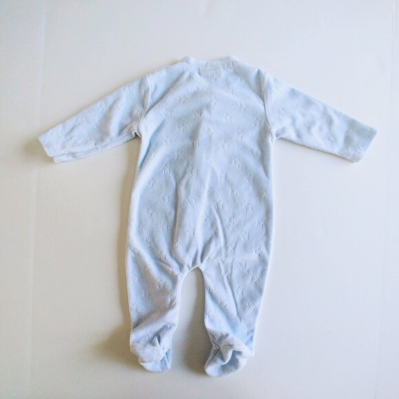 Rene Rofe Star Pattern Footie 0-3 Months - Picture 2 of 6